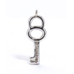 Diamond gold pendant