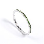 Tsavorite gold ring