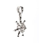 Diamond gold pendant