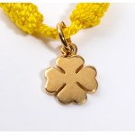 Bracelet with gold pendant
