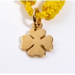 Bracelet with gold pendant