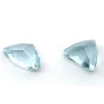 2 natural aquamarines