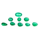 9 natural emeralds Brazil