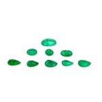 9 natural emeralds Brazil