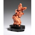 Chinese Cersuolo coral carving Republic period