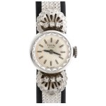 UNITAS, 18K gold Lady wristwatch 1950s