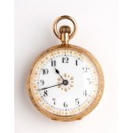 OMEGA, 18K gold Swiss pocket watch circa 1890-1910