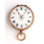 14k gold Swiss pocket watch circa 1880-1890