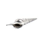 FEDERICO BUCCELLATI, Natural Marine Shell Mounted in Silver Italy, 20th century