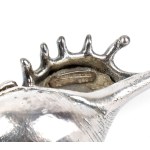 FEDERICO BUCCELLATI, Natural Marine Shell Mounted in Silver Italy, 20th century