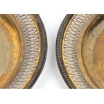 MIRACOLI ROMEO & C (1949), A pair of italian silver gilt dishes first half of the 20th century