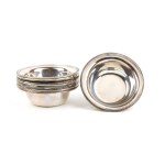 MIRACOLI ROMEO & C (1949), Setof 12 Italian small solid silver bowls first half of the 20th century