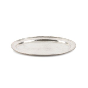 Peruvian sterling silver tray mid-20th Century