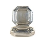 SILVER STYLE di SCALTRITI & MAROCCO, Set of 12 Italian solid silver placemats mid-20th Century