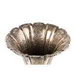 Italian solid silver vase early 20th century