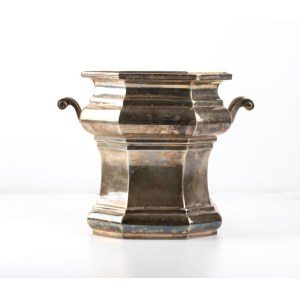 CESA, Italian solid silver champagne bucket second half of the 20th century