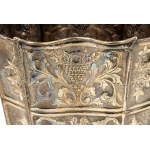 Italian solid silver champagne bucket mid-20th Century