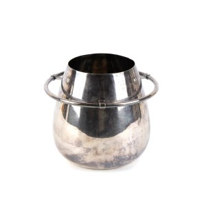 ETTORE BUGATTI, Sterling silver ice bucket Italy, second half of the 20th century