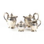 FASSI ARNO, Italian solid silver tea and coffee set 1935-1945