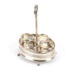 PETRUZZI E BRANCA, Italian solid silver cruet set mid-20th Century