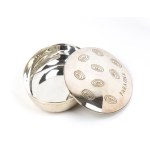 FARAONE, Italian solid silver box second half of the 20th century