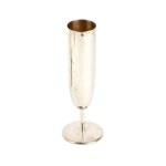 Set of 6 Italian solid silver flutes mid-20th Century