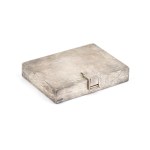 italian sterling silver make-up bag second half of the 20th century