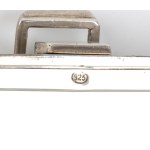 italian sterling silver make-up bag second half of the 20th century
