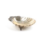 italian solid silver shell basket first half of the 20th century