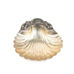 italian solid silver shell basket first half of the 20th century