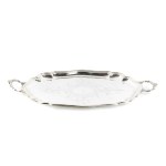 Italian solid silver tray first half of the 20th century