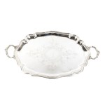 Italian solid silver tray first half of the 20th century