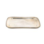 Italian solid silver tray 20th century