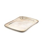 Italian solid silver tray 20th century