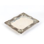 Italian solid silver serving tray mid-20th Century