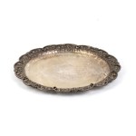 Italian solid silver tray first half of the 20th century