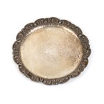 Italian solid silver tray first half of the 20th century