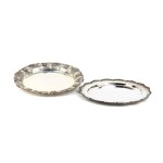 Two italian solid silver dishes first half of the 20th century