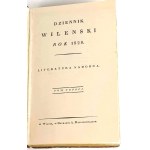 MICKIEWICZ - PIERWODRUKI. DZIENNIK WILEŃSKI 1828r.