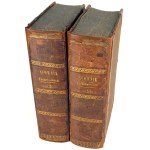 BOBROWSKI - LATIN-POLISH DICTIONARY, vols. 1–2 [2-volume set] Vilnius 1841–1844, hardcover