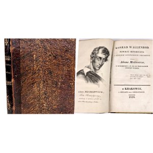 MICKIEWICZ - KONRAD WALLENROD 1828 [2e éd.] ; WĘŻYK - LES ENVIRONS DE CRACOVIE, Cracovie 1820