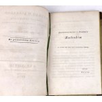 MICKIEWICZ - KONRAD WALLENROD 1828 [2e éd.] ; WĘŻYK - LES ENVIRONS DE CRACOVIE, Cracovie 1820