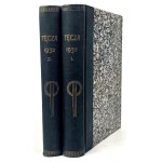 TĘCZA. Illustrated weekly magazine (cultural and social). Vol. VI, 1932, Nos. 1–12 [complete set in 2 vols.]