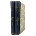 TĘCZA. Illustrated weekly magazine (cultural and social). Vol. IX, 1935, Nos. 1–12 [complete set in 2 vols.]