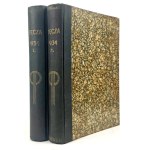TĘCZA. Illustrated weekly magazine (cultural and social). Vol. VIII, 1934, Nos. 1–12 [complete set in 2 vols.]