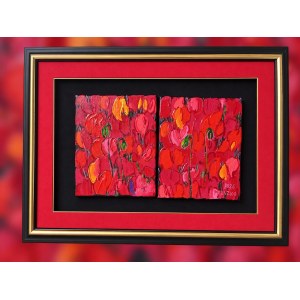 Joanna Mieszko, Poppies, diptych