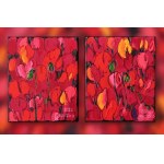 Joanna Mieszko, Poppies, diptych