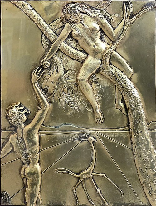 Salvador Dali (1904-1989), Grzech Pierworodny z cyklu Wielki Mistrz