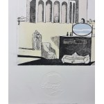 Salvador DALI (1904–1989), “Suburb of the Paranoiac-Critical City” (French: Banlieue de la ville paranoïaque-critique), 1974