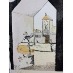 Salvador DALI (1904–1989), “Suburb of the Paranoiac-Critical City” (French: Banlieue de la ville paranoïaque-critique), 1974
